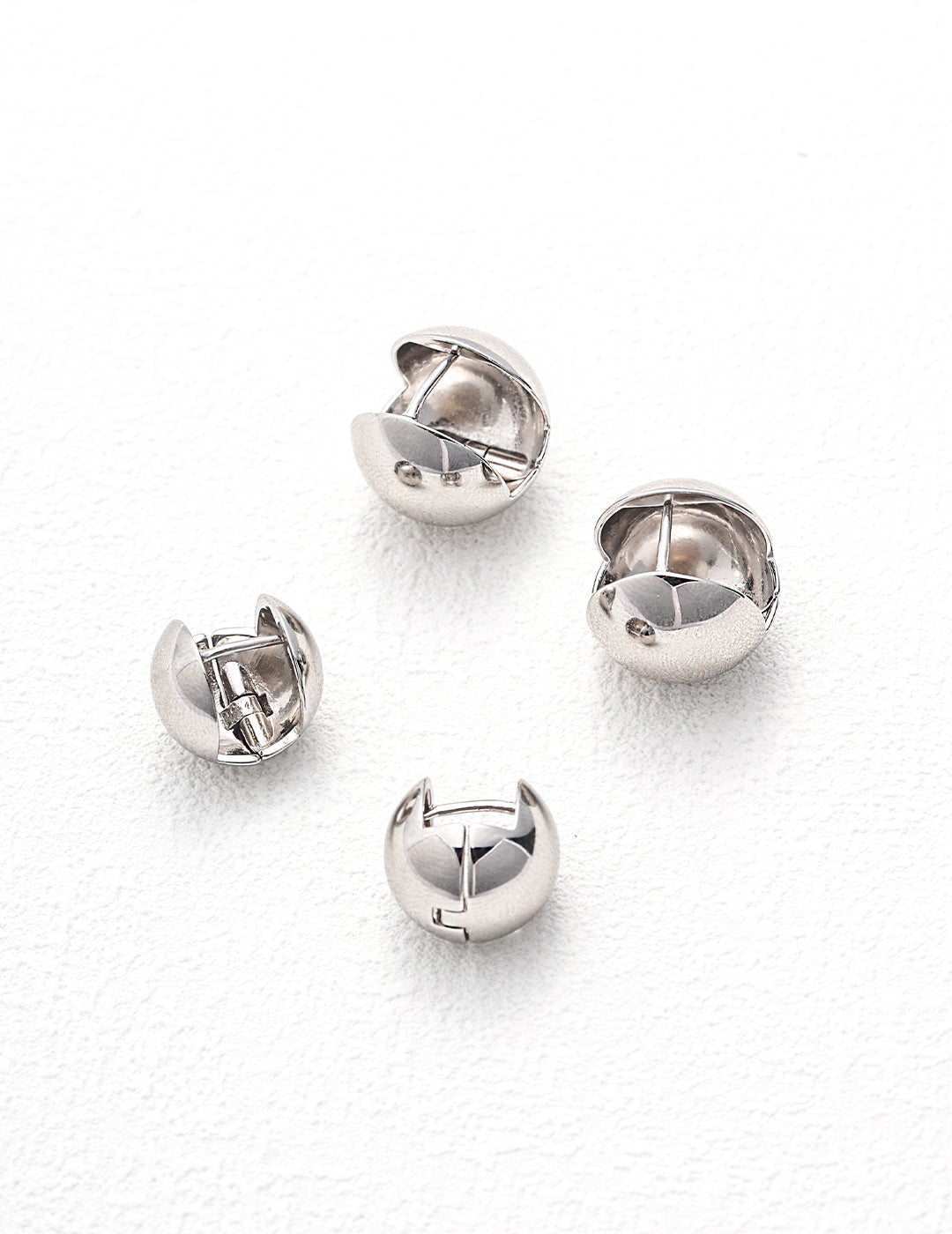 Timeless Globe Silver Earrings-103763