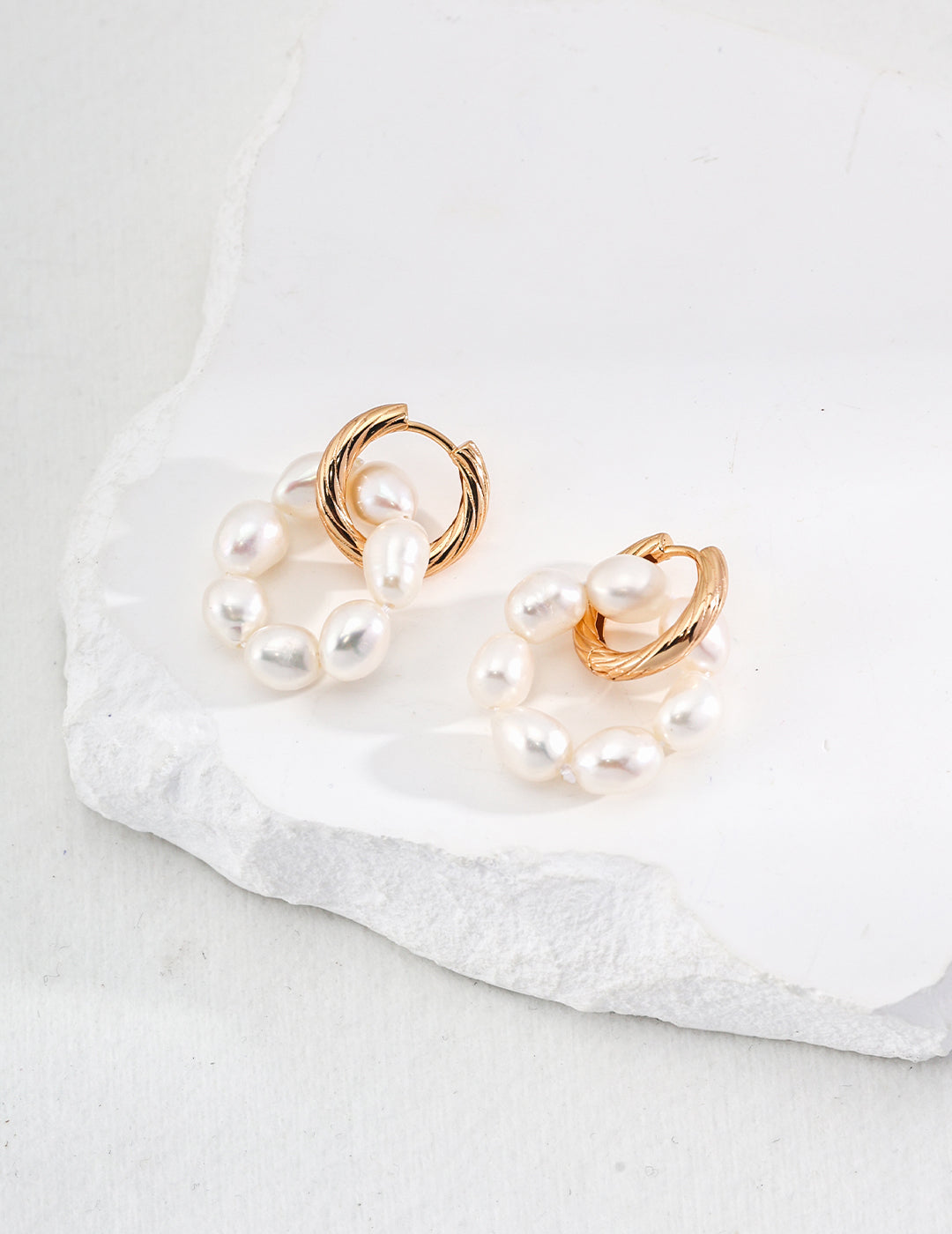 Pearl Embrace Earrings-103776